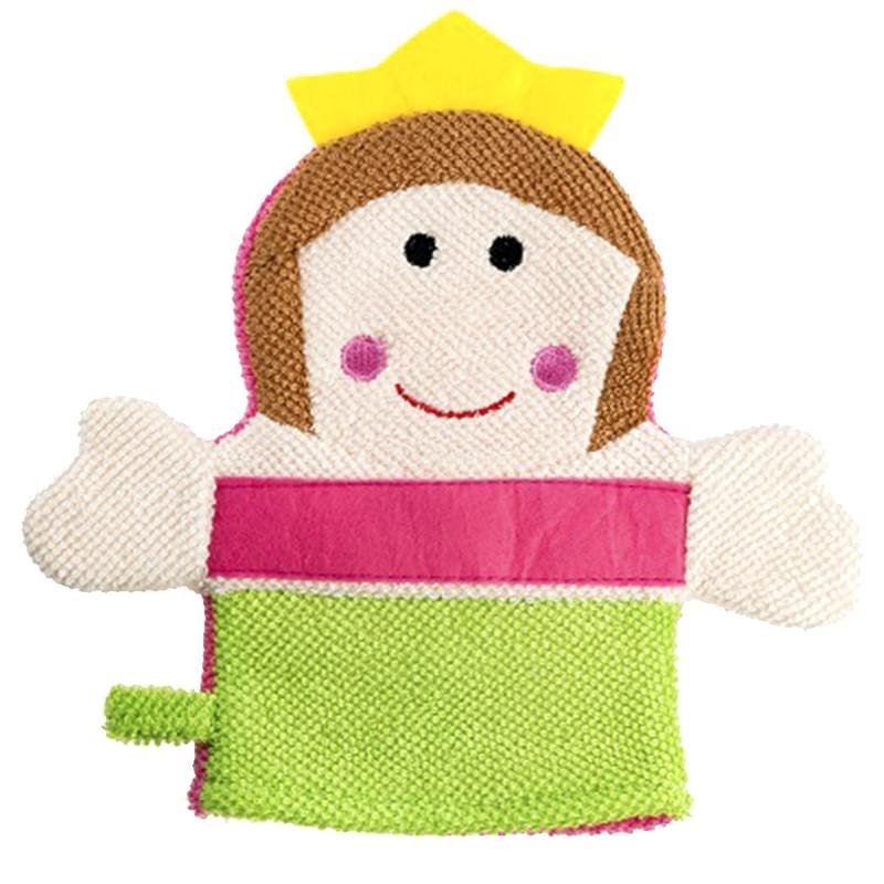 Махровая рукавичка для купания "Принцесса" Happy Care - фото #0