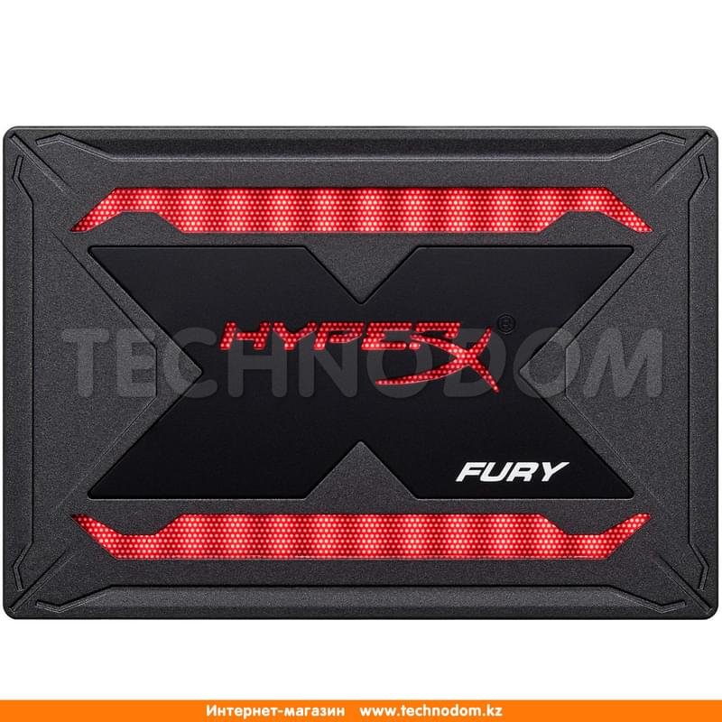 Внутренний SSD 2.5" 7мм 960GB Kingston HyperX Fury RGB SATA-III TLC (SHFR200/960G) - фото #0