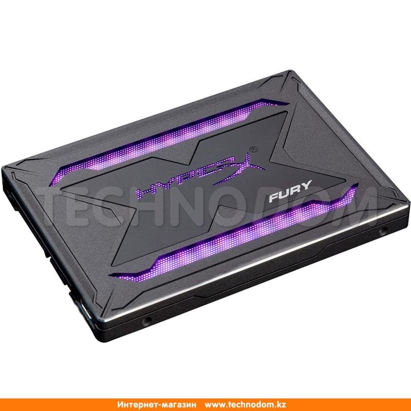 Внутренний SSD 2.5" 7мм 960GB Kingston HyperX Fury RGB SATA-III TLC (SHFR200/960G) - фото #1