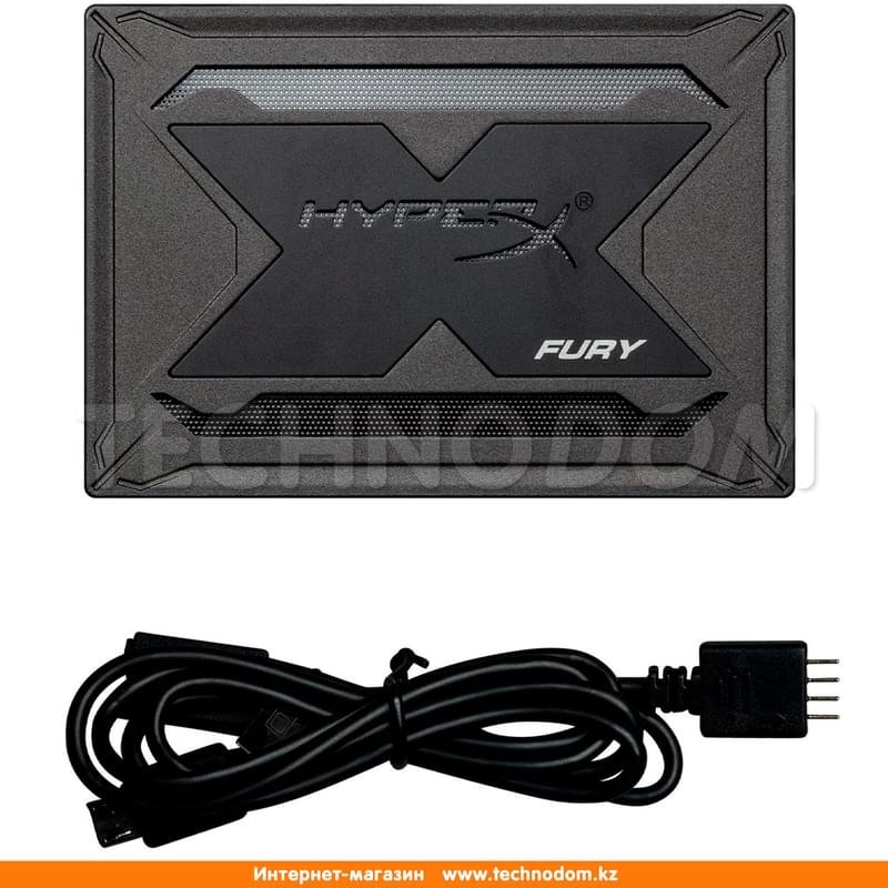 Внутренний SSD 2.5" 7мм 960GB Kingston HyperX Fury RGB SATA-III TLC (SHFR200/960G) - фото #4