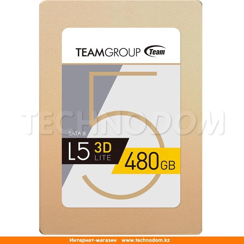 Внутренний SSD 2.5" 7мм 480GB Team Group L5 Lite SATA-III TLC (T253TD480G3C101) - фото #0