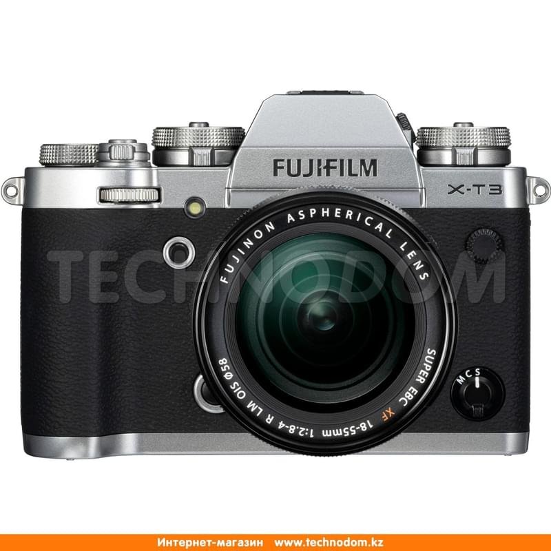 Беззеркальный фотоаппарат FUJIFILM X-T3 XF 18-55 mm f/2.8-4.0 R LM OIS Silver - фото #0