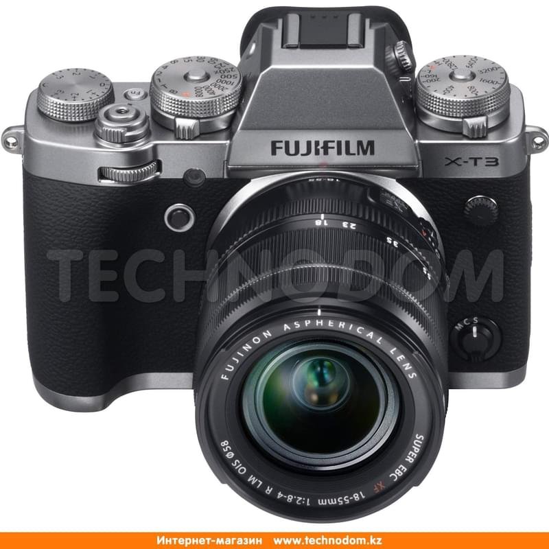 Беззеркальный фотоаппарат FUJIFILM X-T3 XF 18-55 mm f/2.8-4.0 R LM OIS Silver - фото #4