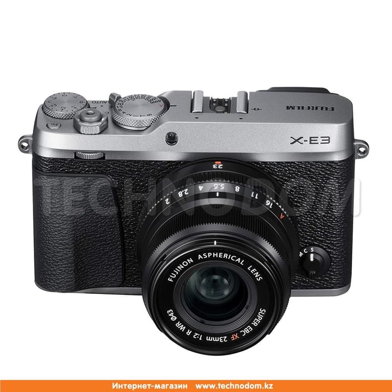 Беззеркальный фотоаппарат FUJIFILM X-E3 XF 23 mm f/2.0 WR Silver - фото #1