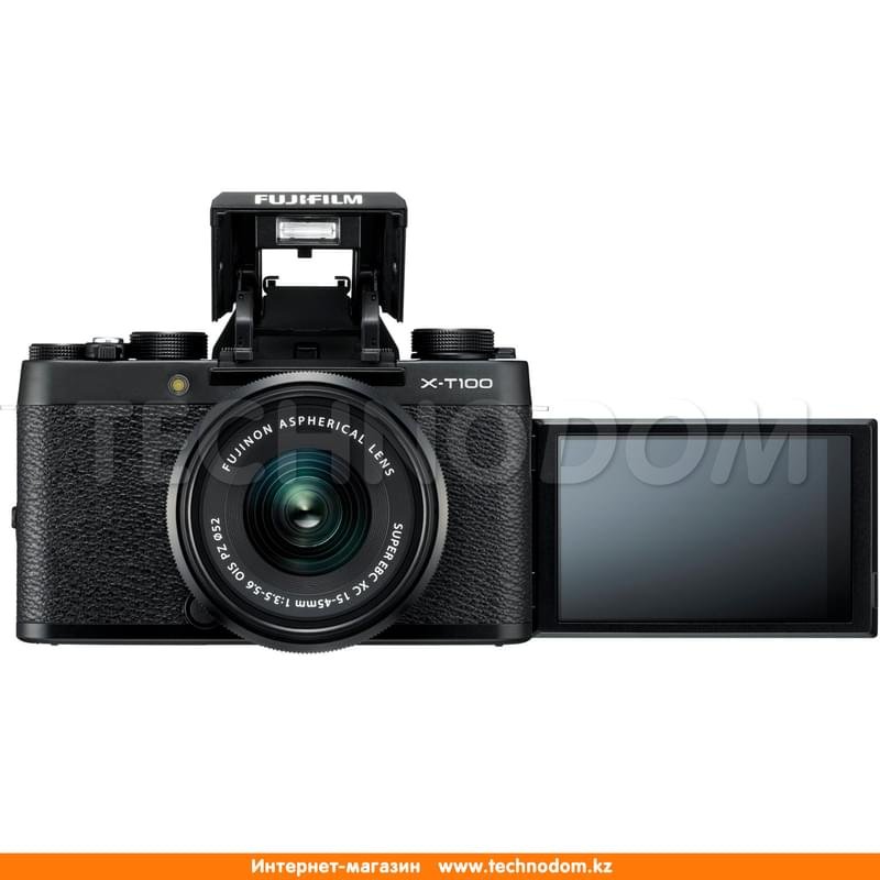 Беззеркальный фотоаппарат FUJIFILM X-T100 XC 15-45 mm f/3.5-5.6 OIS PZ Black - фото #9