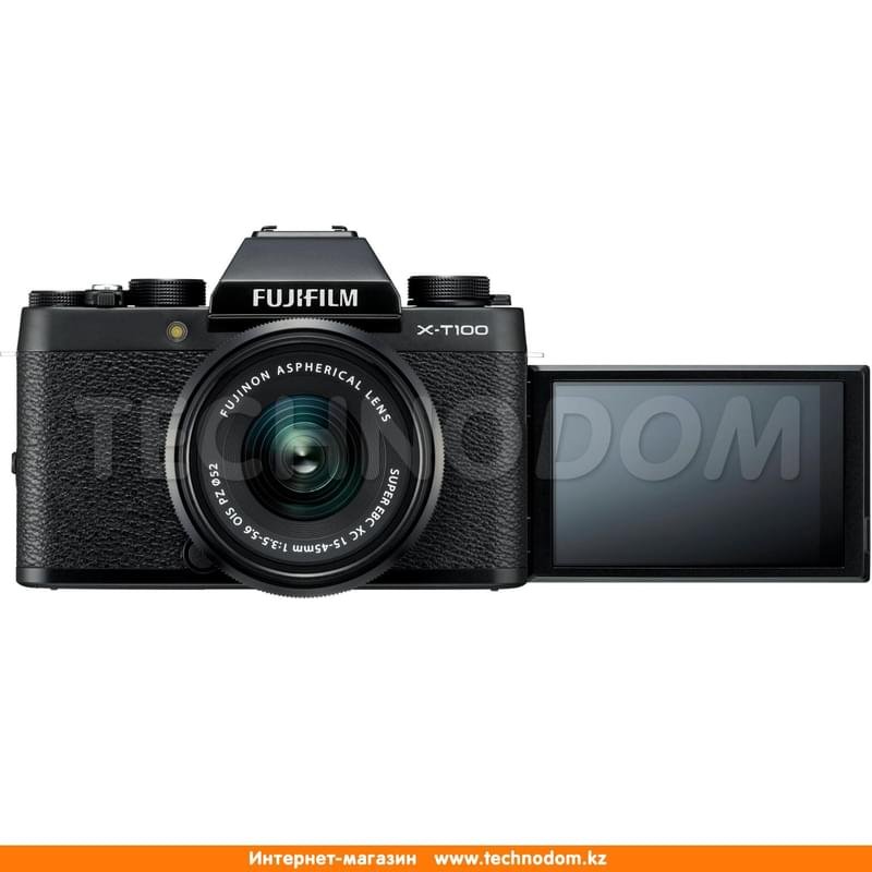 Беззеркальный фотоаппарат FUJIFILM X-T100 XC 15-45 mm f/3.5-5.6 OIS PZ Black - фото #10