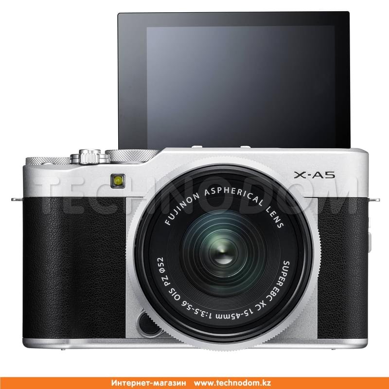 Беззеркальный фотоаппарат FUJIFILM X-A5 XC 15-45 mm f/3.5-5.6 OIS PZ Silver - фото #2