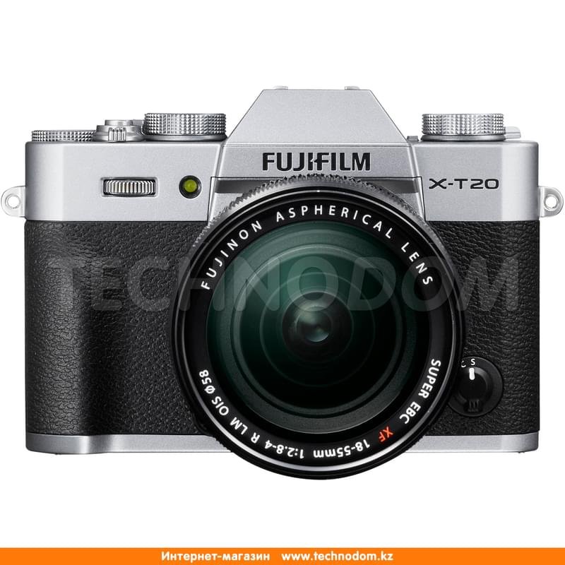 Беззеркальный фотоаппарат FUJIFILM X-T20 XF 18-55 mm f/2.8-4.0 R LM OIS Silver - фото #0