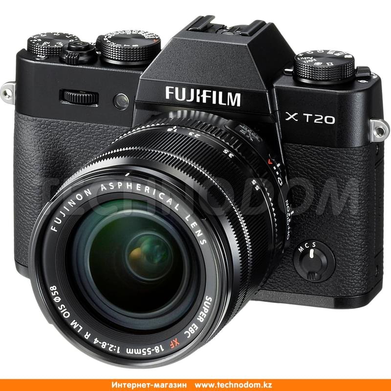 Беззеркальный фотоаппарат FUJIFILM X-T20 XF 18-55 mm f/2.8-4.0 R LM OIS Black - фото #2