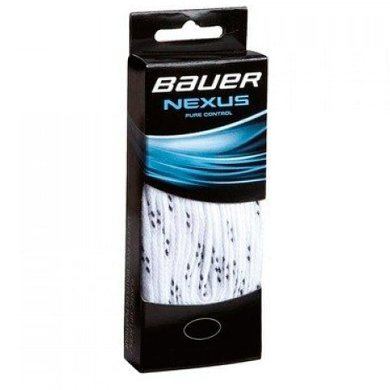 Шнурки для хоккейных коньков Bauer Nexus Skate Lace (120 cm, white) - фото #0