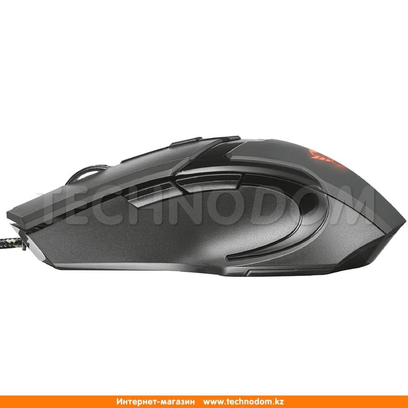 Мышка игровая проводная USB Trust GXT 101 GAV LED, Black - фото #2