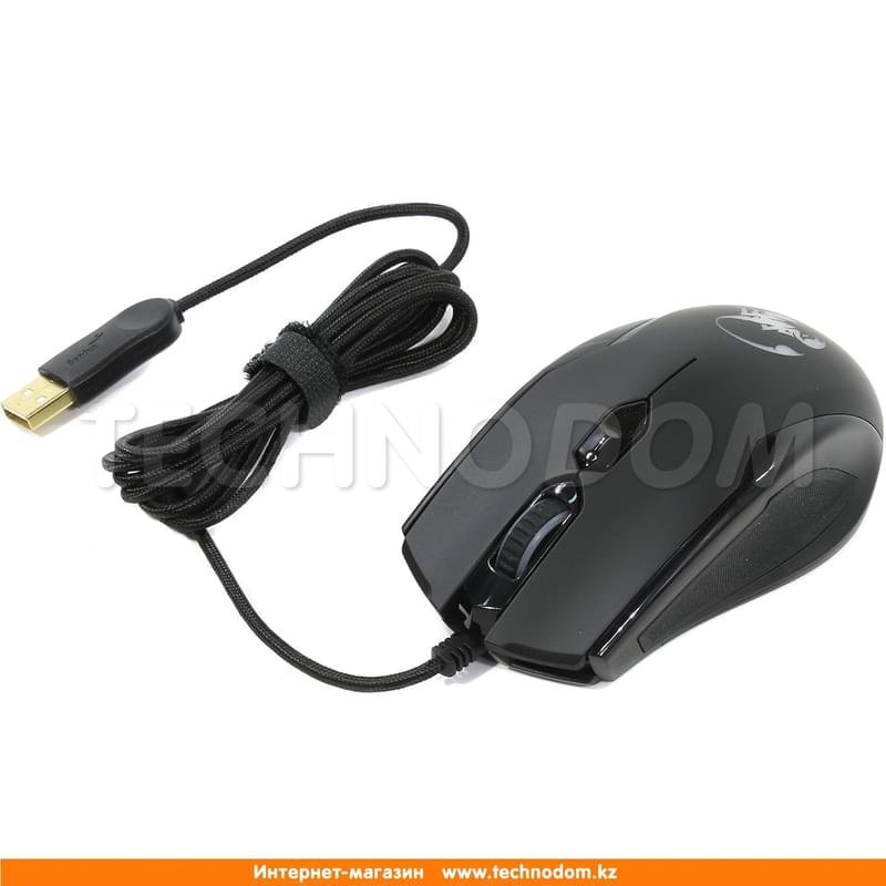 Мышка игровая проводная USB Genius Ammox X1-400, Black - фото #4