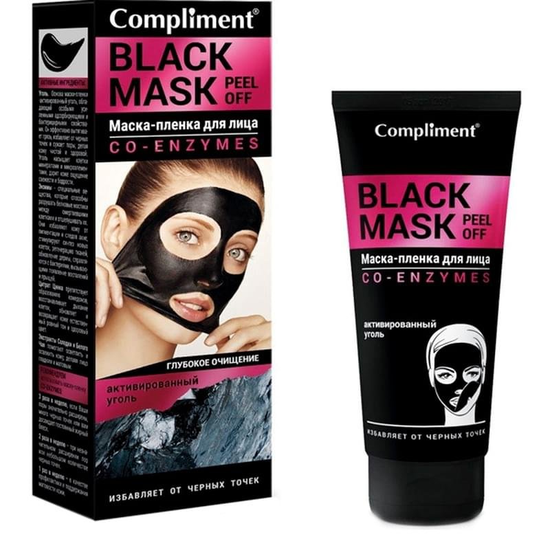 Compliment BLACK MASK Маска-пленка для лица CO-ENZYMES - фото #0