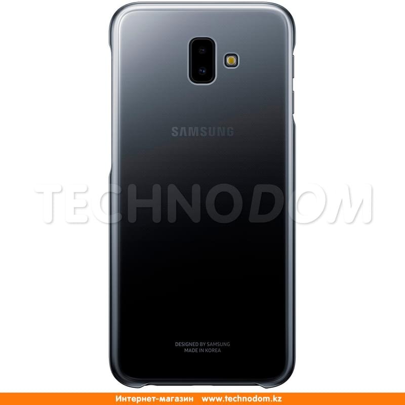 Чехол для Samsung Galaxy J6+/J610, Gradation Cover, Black (EF-AJ610CBEGRU) - фото #0