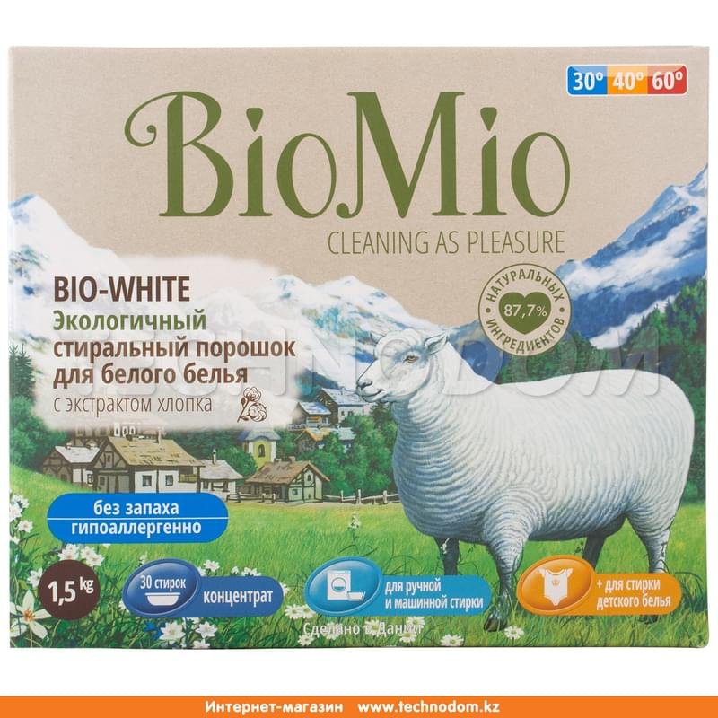 BioMio стир.порошок для цветного, концентрат, 1500 г - фото #0
