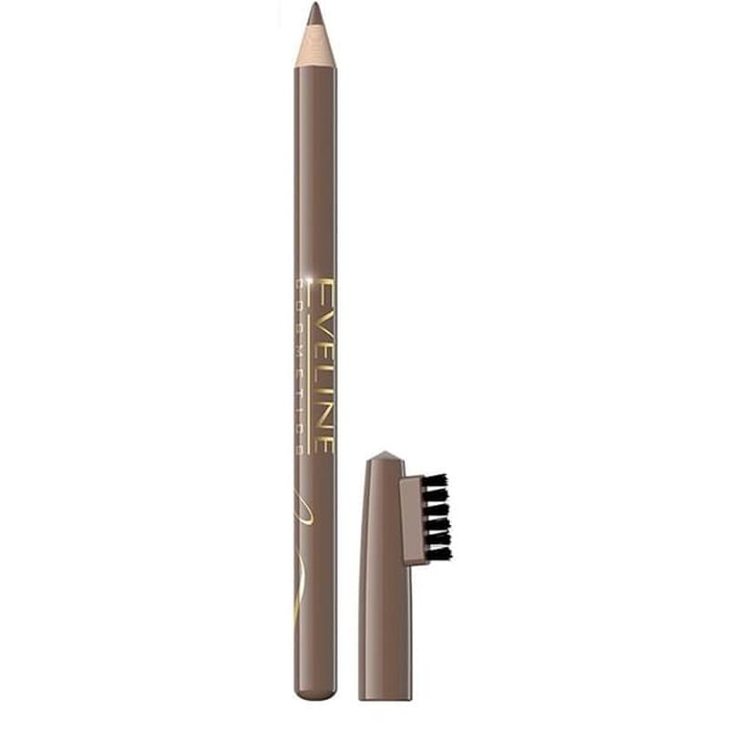 Контурный карандаш для бровей - светлый коричневый серии Eyebrow Pencil, Eveline Cosmetics - фото #1