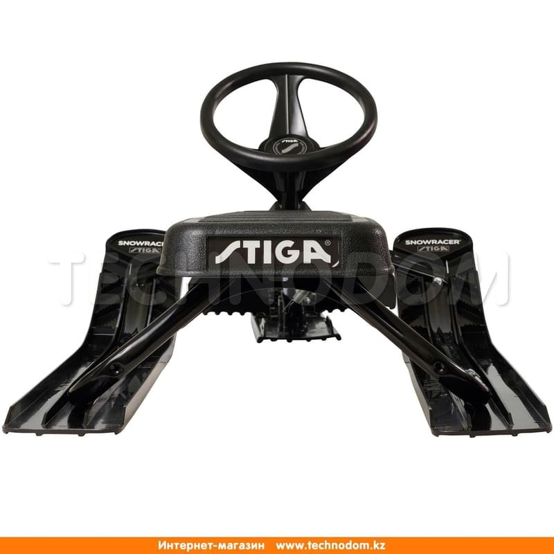 Сани Stiga Snowracer Classic Steering Sledge (black) - фото #4