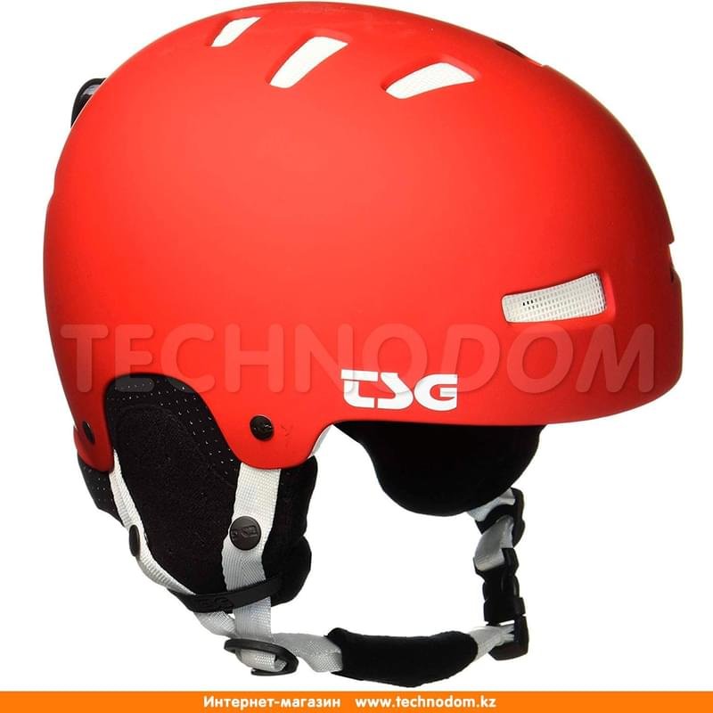 Шлем горнолыжный TSG Gravity Solid Color (S/M, flat fire red) - фото #0