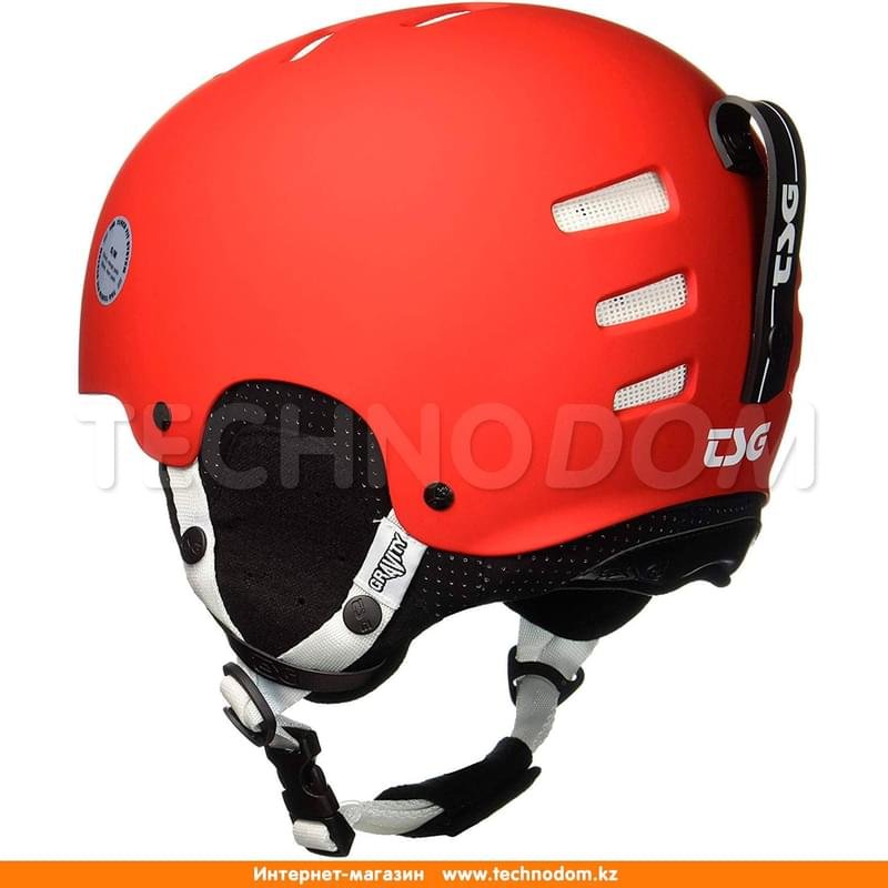Шлем горнолыжный TSG Gravity Solid Color (S/M, flat fire red) - фото #1