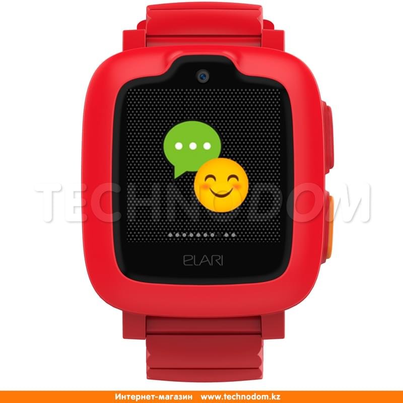 Детские смарт-часы с GPS трекером Elari KidPhone 3G Red - фото #1