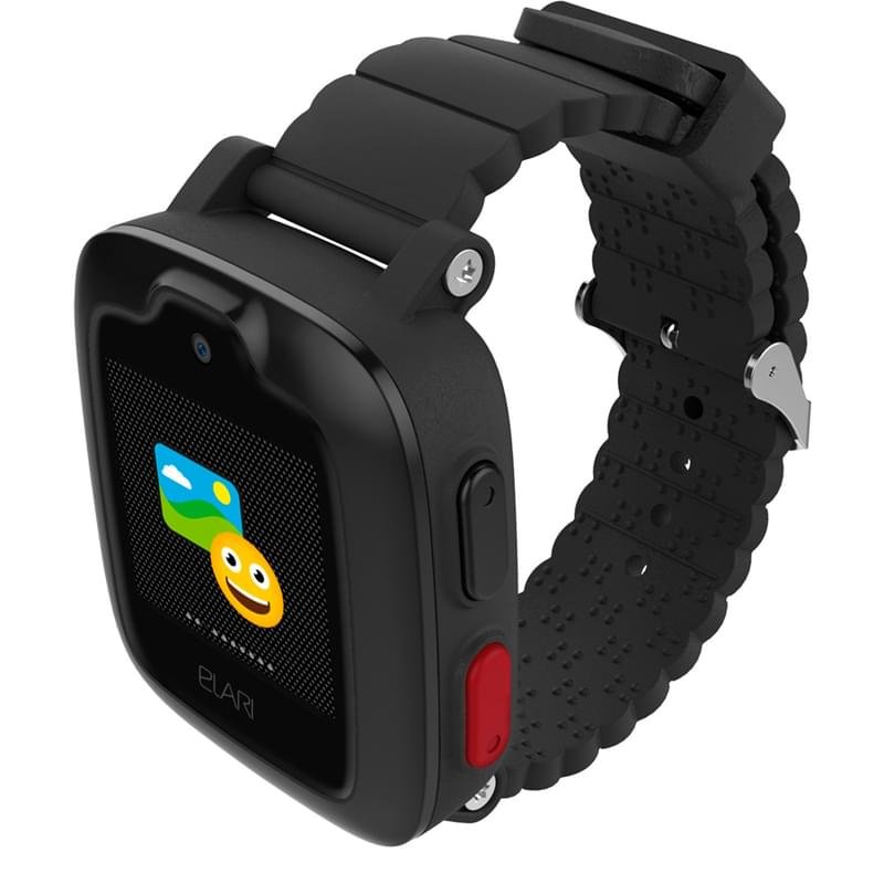 Детские смарт-часы с GPS трекером Elari KidPhone 3G Black - фото #1