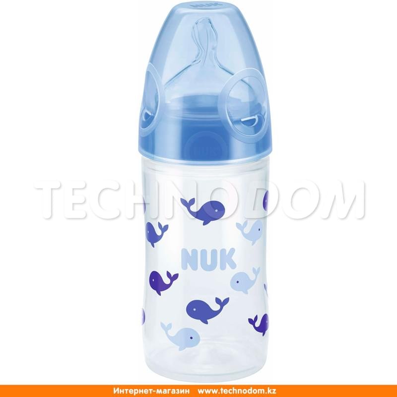 Бутылочка 150 мл с соской из силикона 0-6 мес NUK New Classiс FC+ - фото #0