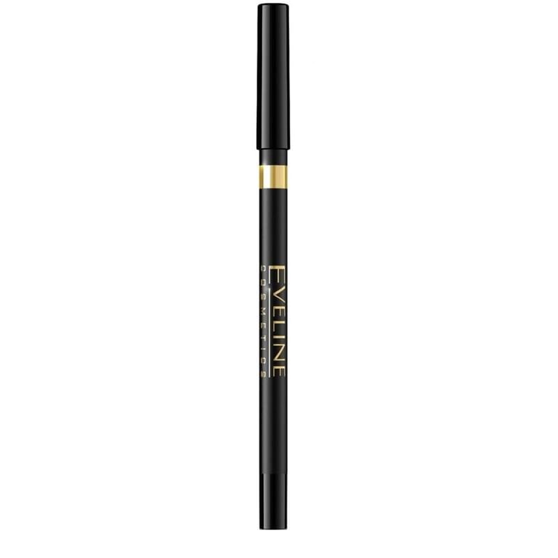 Водостойкий карандаш для глаз - черный серии Eyeliner Pencil, Eveline Cosmetics - фото #0