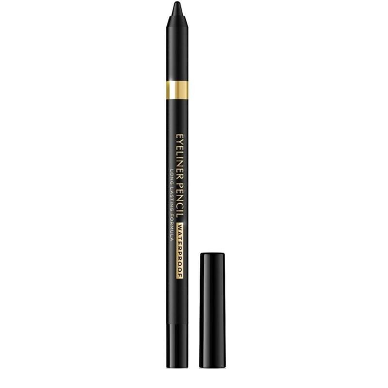 Водостойкий карандаш для глаз - черный серии Eyeliner Pencil, Eveline Cosmetics - фото #1