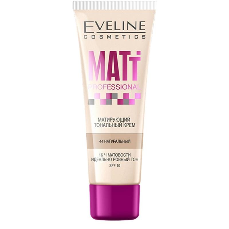 Тональный крем 44-натуральный серии Matt Professional,Eveline Cosmetics, 30мл - фото #0