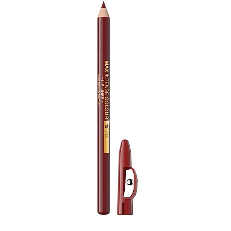 Контурный карандаш для губ 15 - Red серии Max Intense Colour , Eveline Cosmetics - фото #1