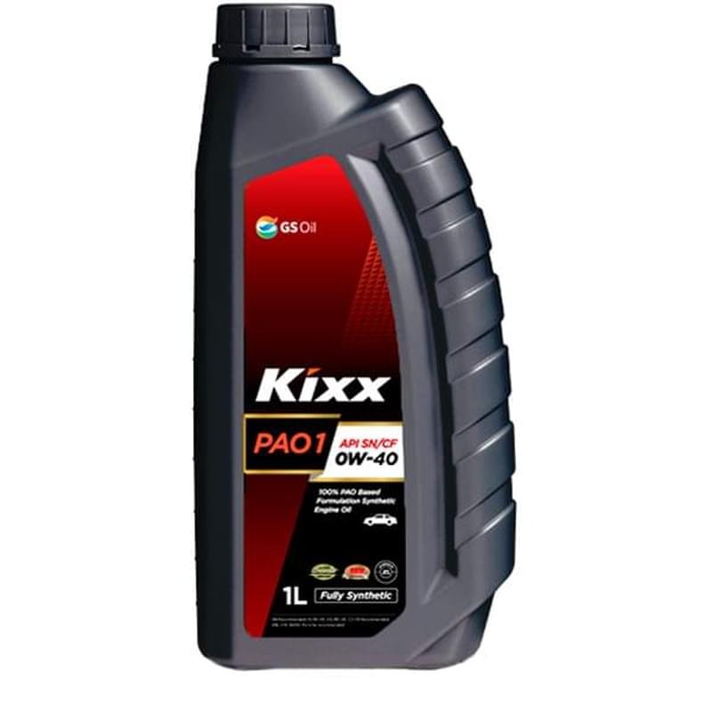 Моторное масло KIXX PAO1 0W40 API SN/CF 1л - фото #0