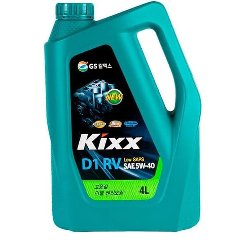Моторное масло KIXX D1 RV 5W40 API SN 4л - фото #0