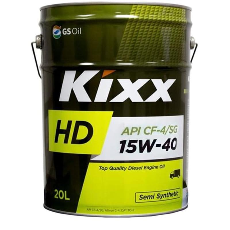 Моторное масло KIXX HD 15W40 API CF-4/SG 20л - фото #0