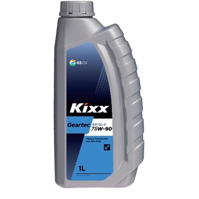 Трансмиссионное масло KIXX Geartec SAE 75W90 API GL-5 1л - фото #0