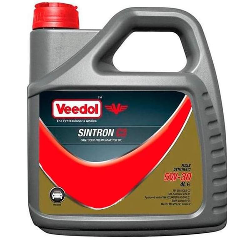Моторное масло Veedol Sintron C3 5W30 API SN 4л - фото #0