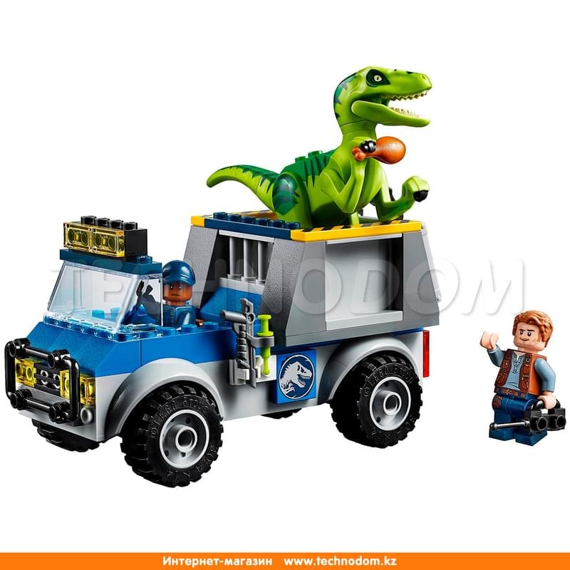 Игрушка Джуниорс Jurassic World Грузовик спасателей для перевозки раптора™ (10757) - фото #1