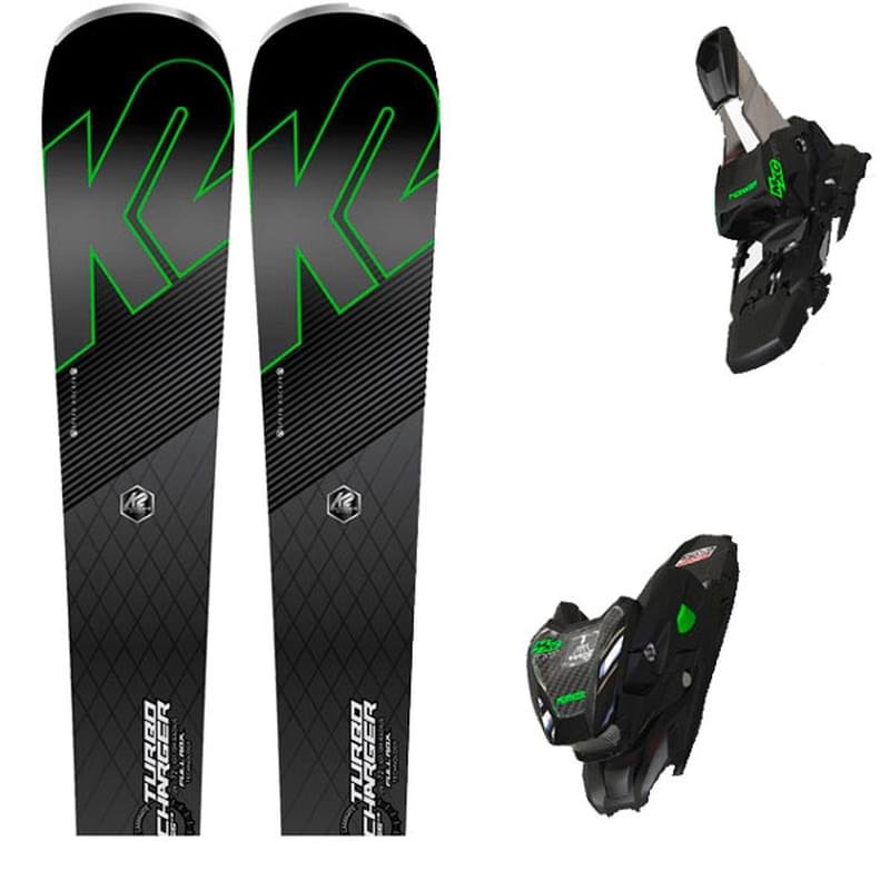 Лыжи Горные K2 Turbo Charger Mxc 12 Tcx Light Quikclik Black-Green (165) - фото #3