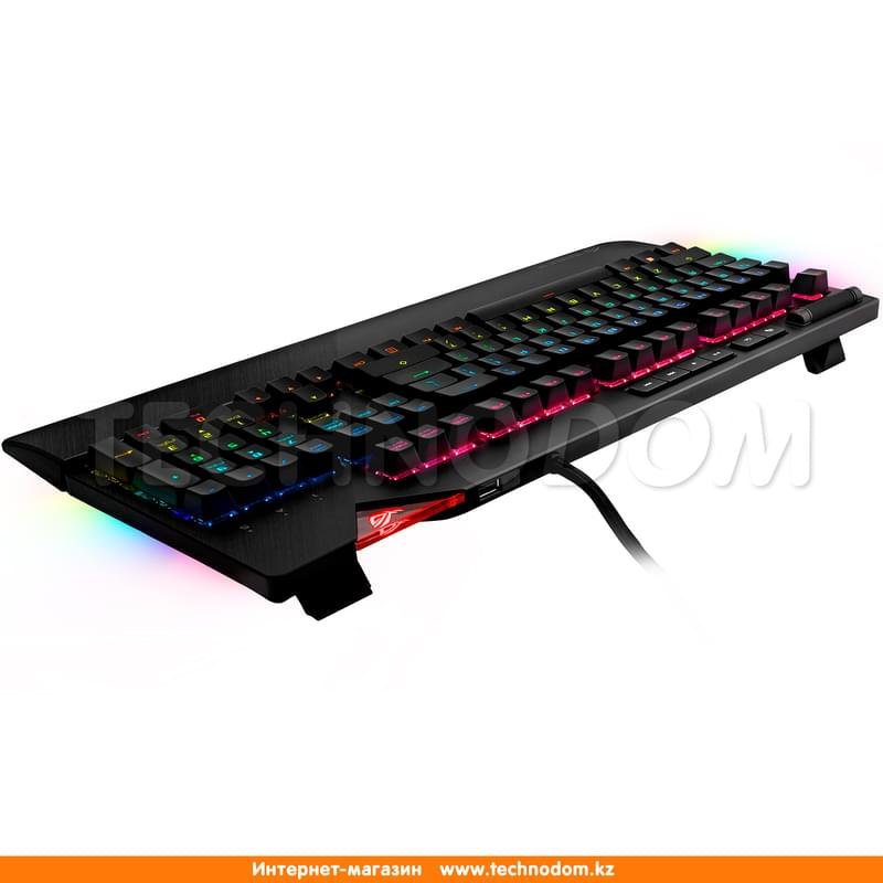 Клавиатура игровая проводная USB Asus ROG STRIX FLARE RGB, MX Red - фото #6