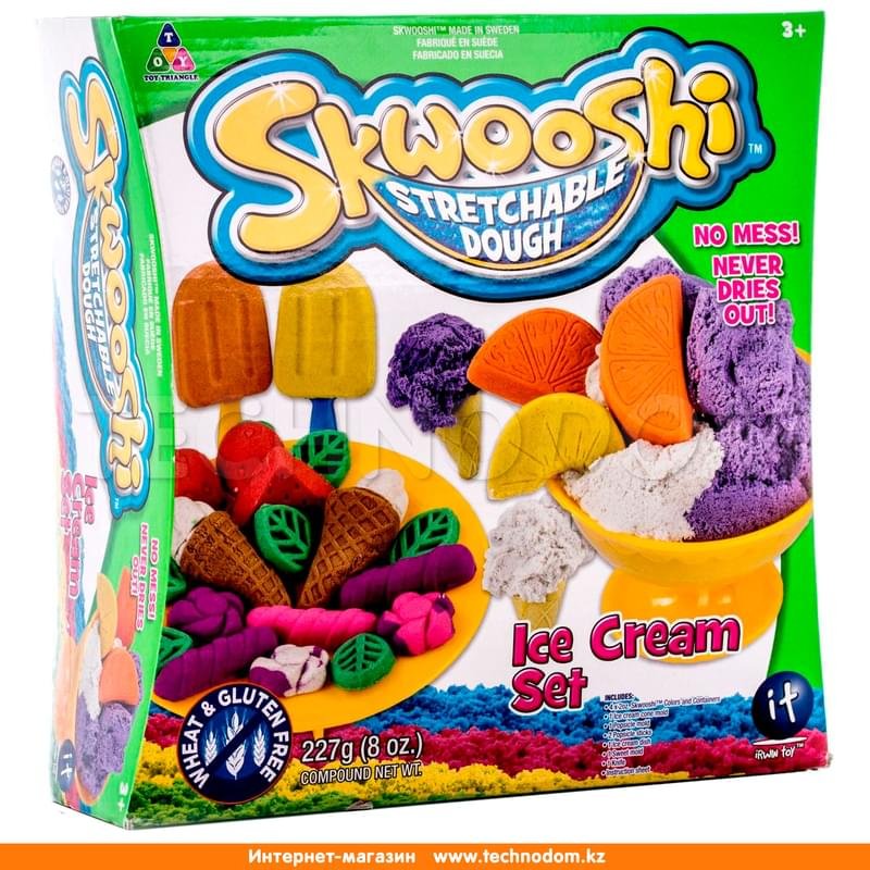 Набор для творчества Skwooshi «Мороженое» - масса для лепки и аксессуары - фото #0