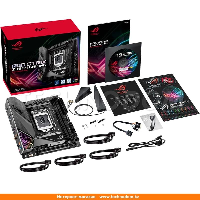 Материнская плата Asus ROG STRIX Z390-I GAMING 2DDR4 PCI-E 1x16 (HDMI+DP) mITX - фото #7
