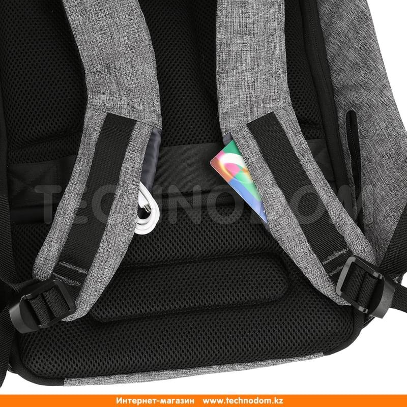Рюкзак для ноутбука 15.6" NEO, Grey, полиэстер (NEB-012G) - фото #7