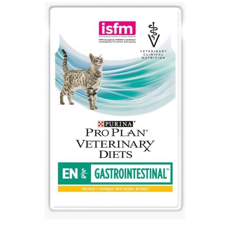 Влажный корм для кошек при расстройствах пищеварения Pro Plan Veterinary Diets Gastrointestinal, с курицей - фото #0