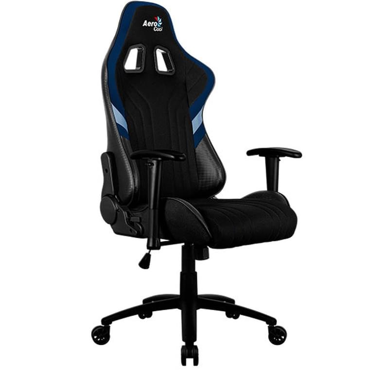 Игровое компьютерное кресло Aerocool AERO 1 Alpha, Black/Blue (AERO 1 Alpha BB) - фото #4