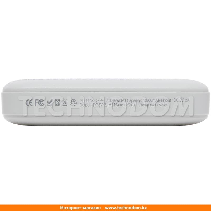 Внешний аккумулятор Technodom, 10000Mah, Type-C + Lightning + Micro USB, White (KP-LT100M/WNP) - фото #5