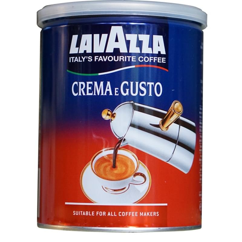 Кофе Lavazza "Crema e Gusto" молотый жлз/банка 250 г - фото #0