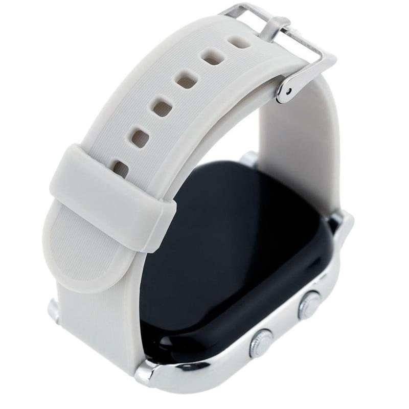 Детские смарт-часы с GPS трекером Wonlex SIRIUS (GW700/T58 Silver) - фото #2