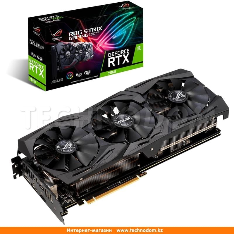 Видеокарта Asus GeForce DUAL RTX 2060 ROG STRIX 6GB 192bit/G6 (HDMI+DP) (ROG-STRIX-RTX2060-A6G-GAMIN - фото #4