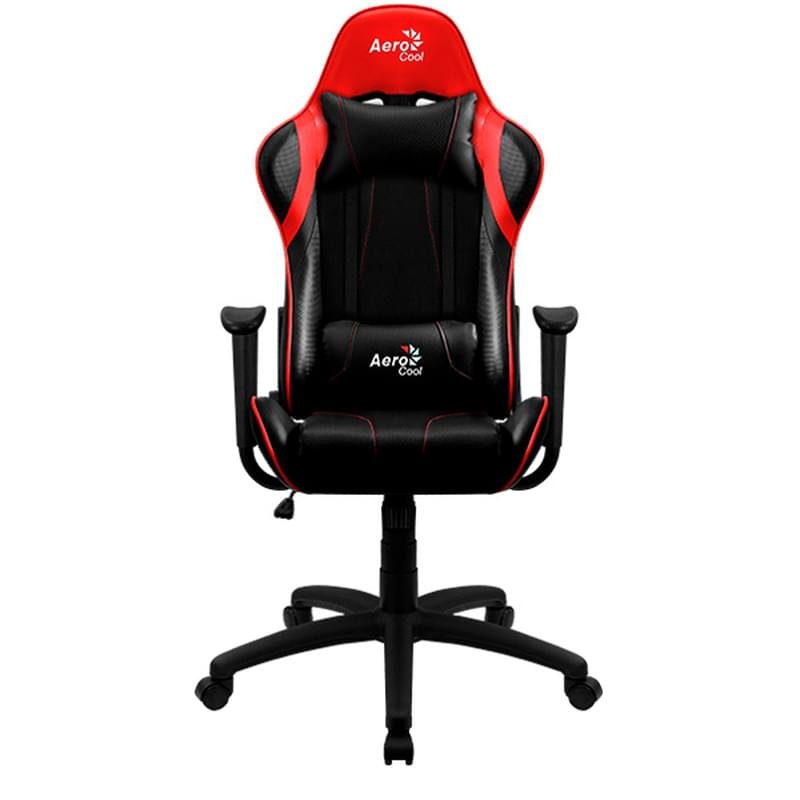 Игровое компьютерное кресло Aerocool AC100BR AIR, Black/Red (AC100 AIR BR) - фото #0