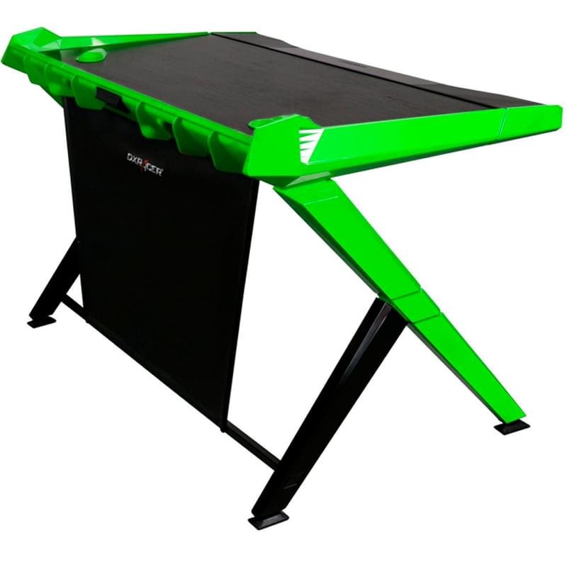 Игровой компьютерный стол DXRacer, Black/Green (GD/1000/NE) - фото #0