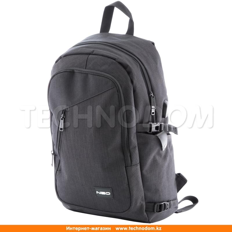 Рюкзак для ноутбука 15.6" NEO NEB-019, Black, полиэстер (NEB-019B) - фото #1